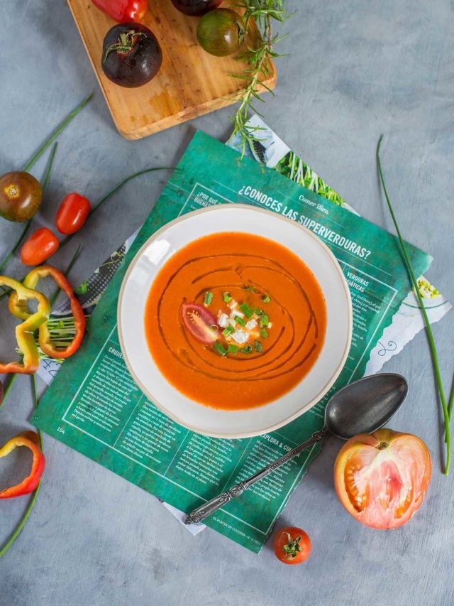 Gazpacho, a sopa fria para o verão